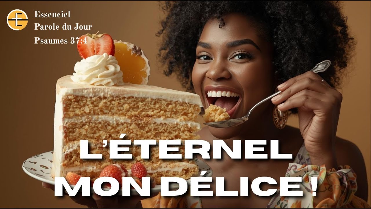 L'Eternel mon délice  - Psaumes 37:4 - N°1338 - Parole du jour - Essenciel