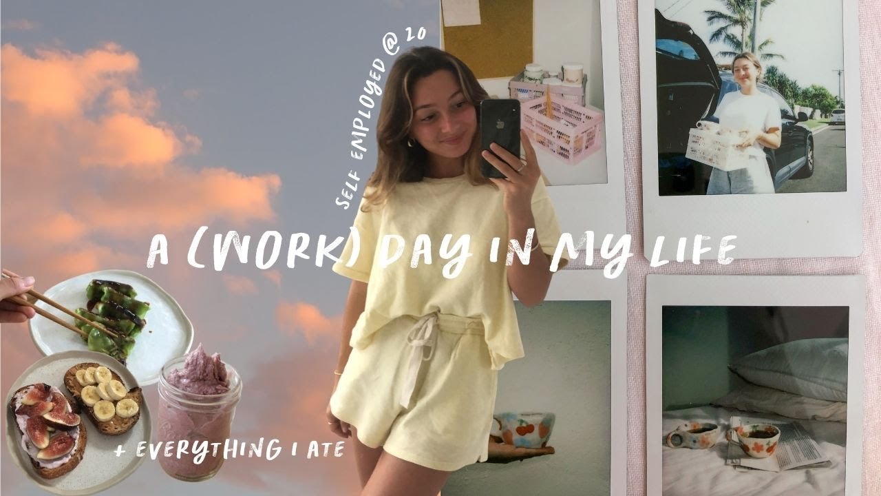 a (busy) work day in my life & everything i ate 🍜