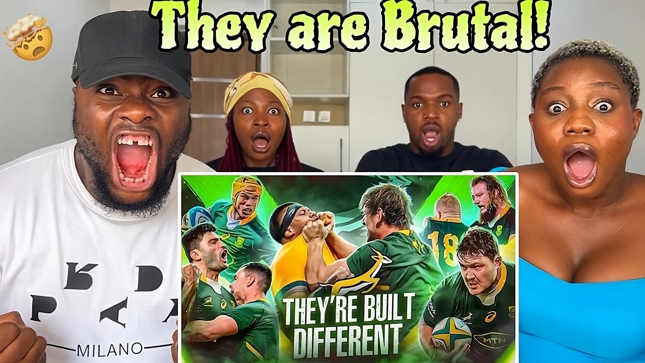 The Most Feared Rugby Team In The World | The Springboks Are BRUTAL BEASTS | FAMILY REACTS |