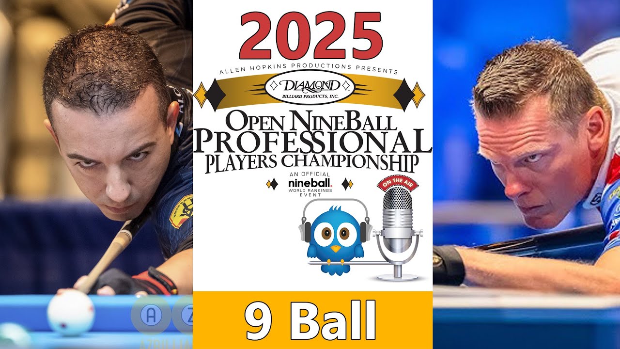 David Alcaide vs Niels Feijen - 9 Ball - 2025 Super Billiards Expo