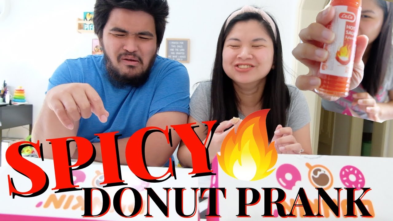 Spicy Donut Prank on Husband!