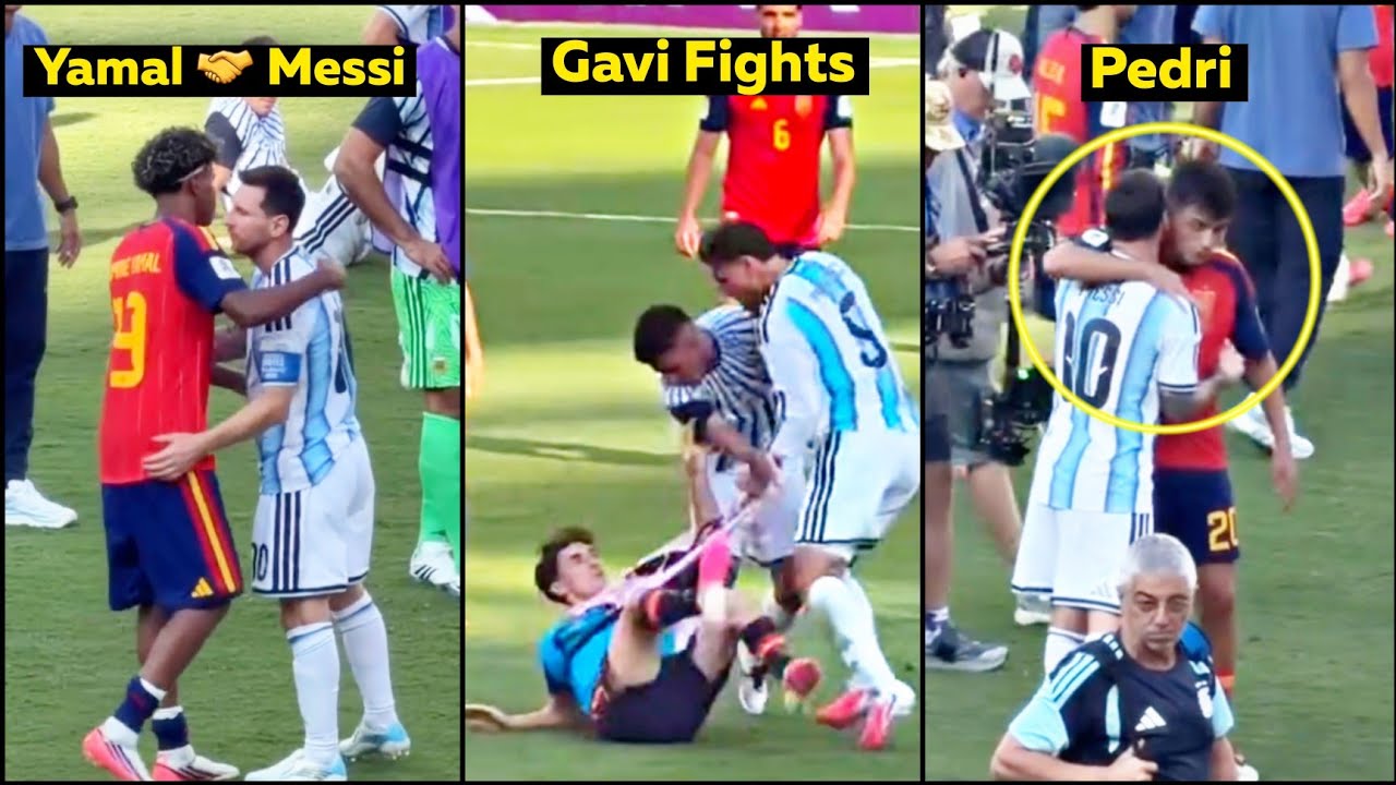 Yamal Shows RESPECT to Messi After Heated Fight in Spain vs Argentina