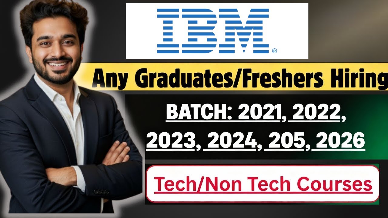 IBM Freshers Hiring Announced | 2024,2025,2026 Hiring | off campus jobs for freshers |Tech job