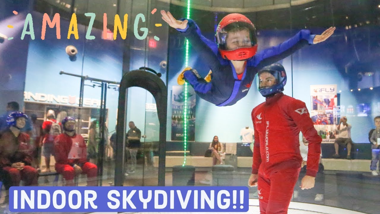 Totally Thrilling INDOOR SKYDIVING Vlog!!