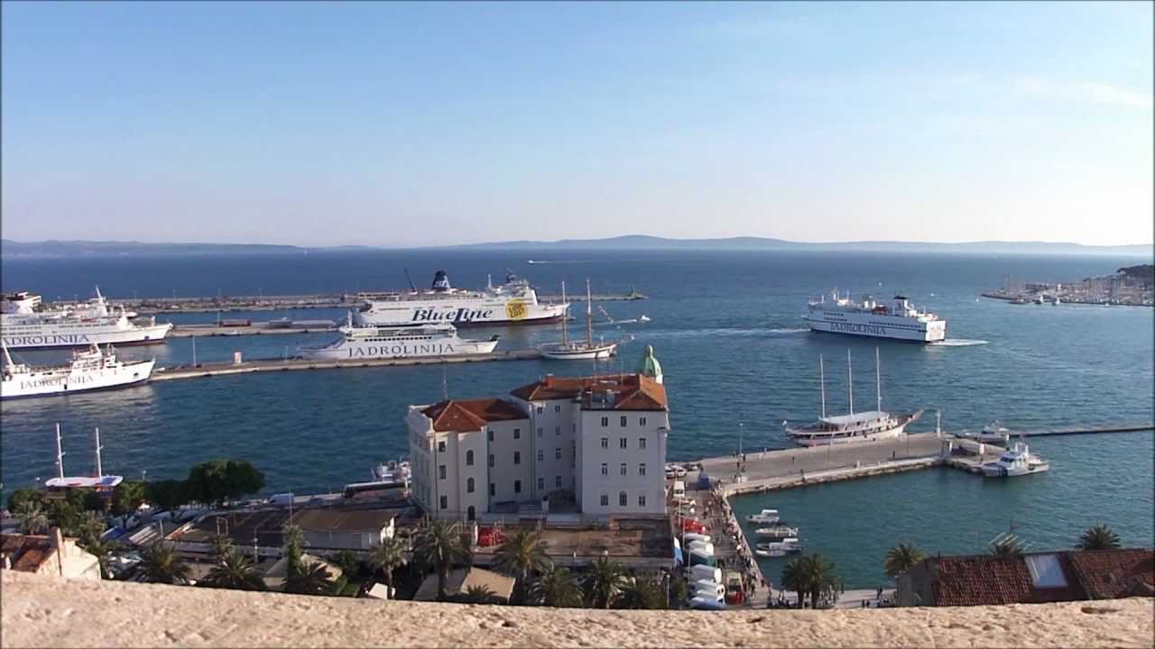 HD Time Lapse - Split Harbor - Croatia 1080p HD
