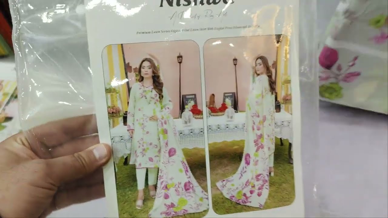 Nishwa by Riaz Arts original Branded Lawn 3pc Premium Quality 🔥 wholesale Discount offer 🔥