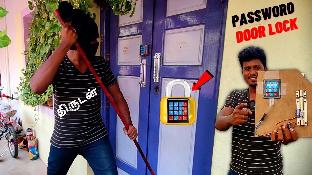 How to Make Password Door Lock | இனி Password போட்டா தான் கதவு திறக்கும்! | Vijay Ideas