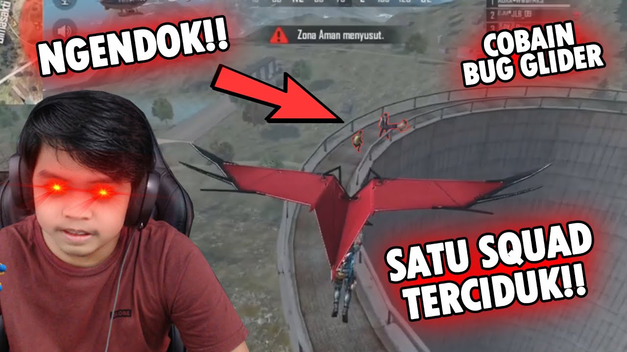 COBAIN BUG GLIDER DI ATAS TOWER BIMA SAKTI MALAH KETEMU ORANG NGENDOK GK ADA SENJATA!! AUTO BANT4I!!
