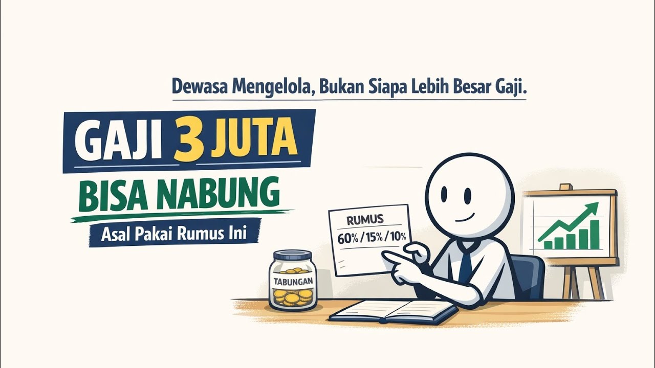 Rumus Wajib Menabung! Biar Gaji Tidak Numpang Lewat Lagi