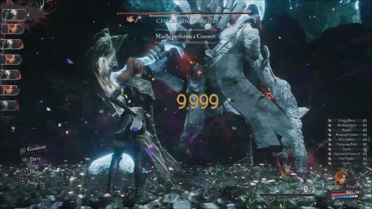 Clair Obscur Expedition 33 Chromatic Chalier Maelle Solo Full Parry Counters Only (Expert)