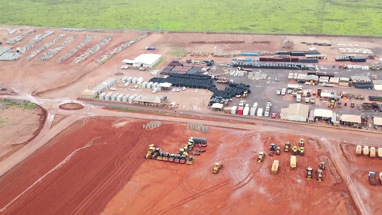CANTEIRO DE OBRAS FABRICA SUZANO EM  RIBAS DO RIO PARDO MS