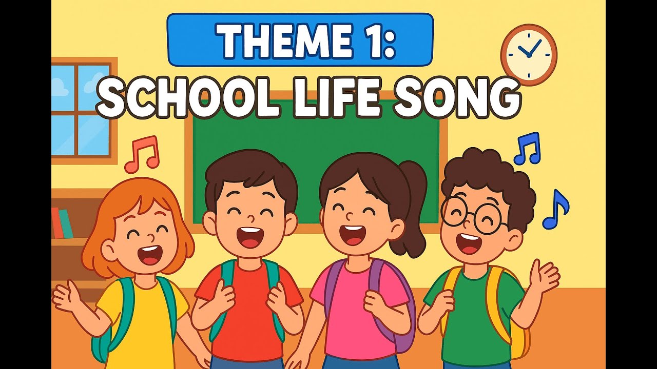 School Life Song for Kids | Fun 5th Grade Classroom Music 🎶