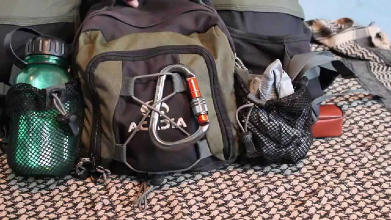 Mochila de supervivencia minimalista para 24 horas