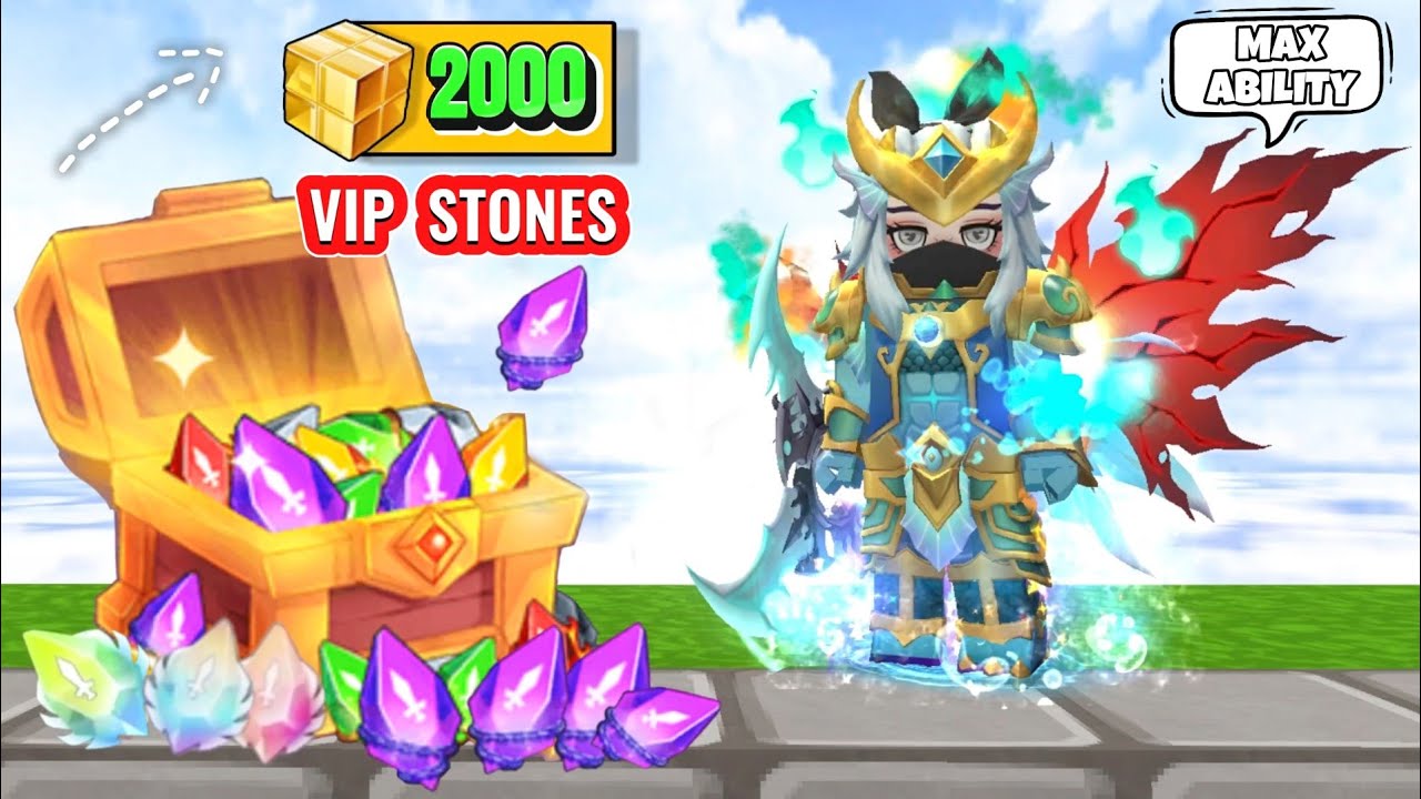 Buying VIP Stone PACKAGE In Skyblock! Blockman Go
