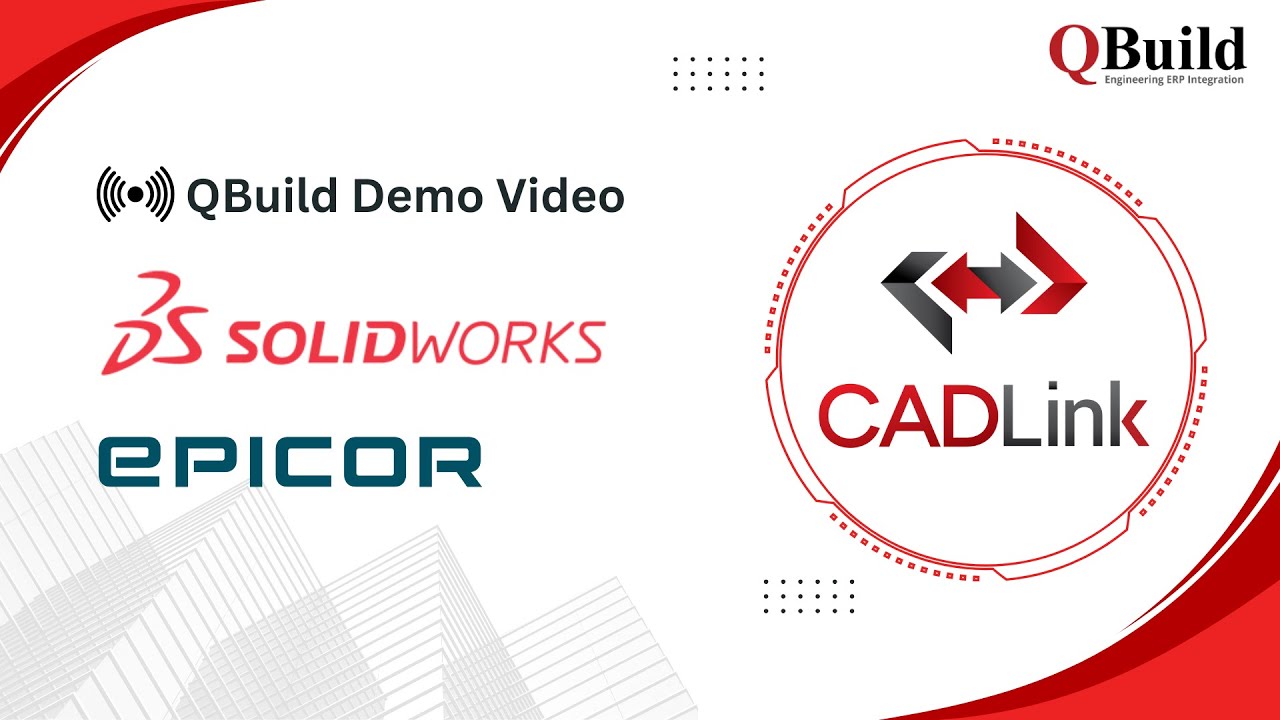 CADLink for SolidWorks - Epicor Demo Video