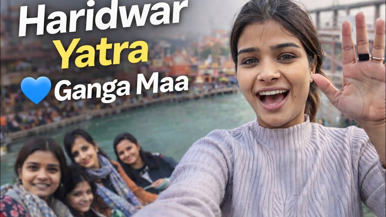 Haridawar yatra ganga maa 🙏#explorefeed #haridwar #ganga 