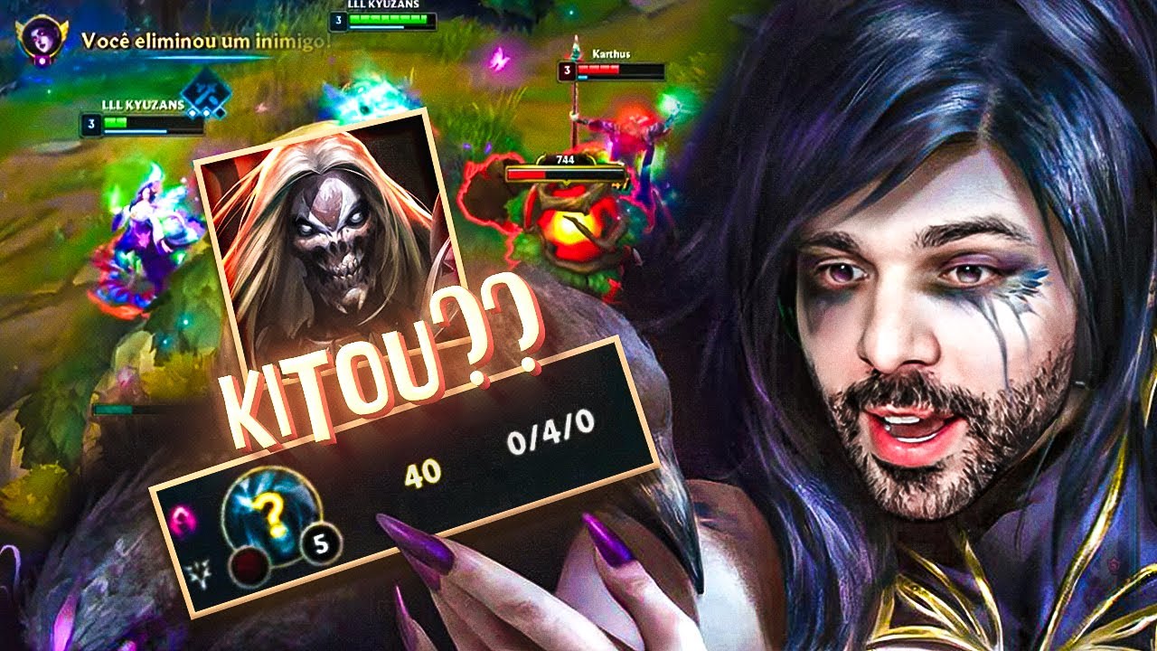 FAZENDO O INIMIGO TILTAR DE MORGANA JUNGLE CARRY duo TOUCOUILLE