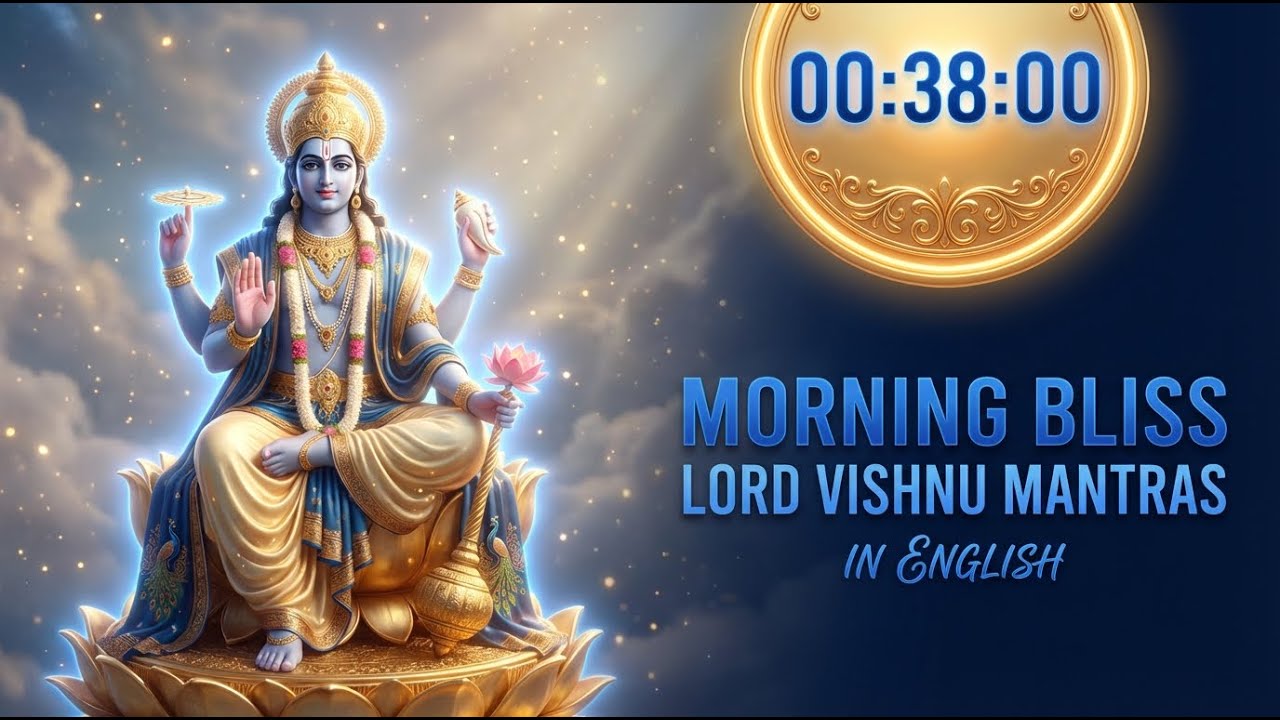 Powerful Lord Vishnu Mantras in English | Morning Prayers for Peace & Positivity