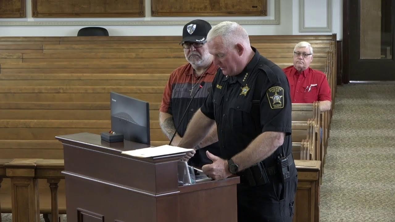Haywood County Commissioners Meeting 10-6-2025