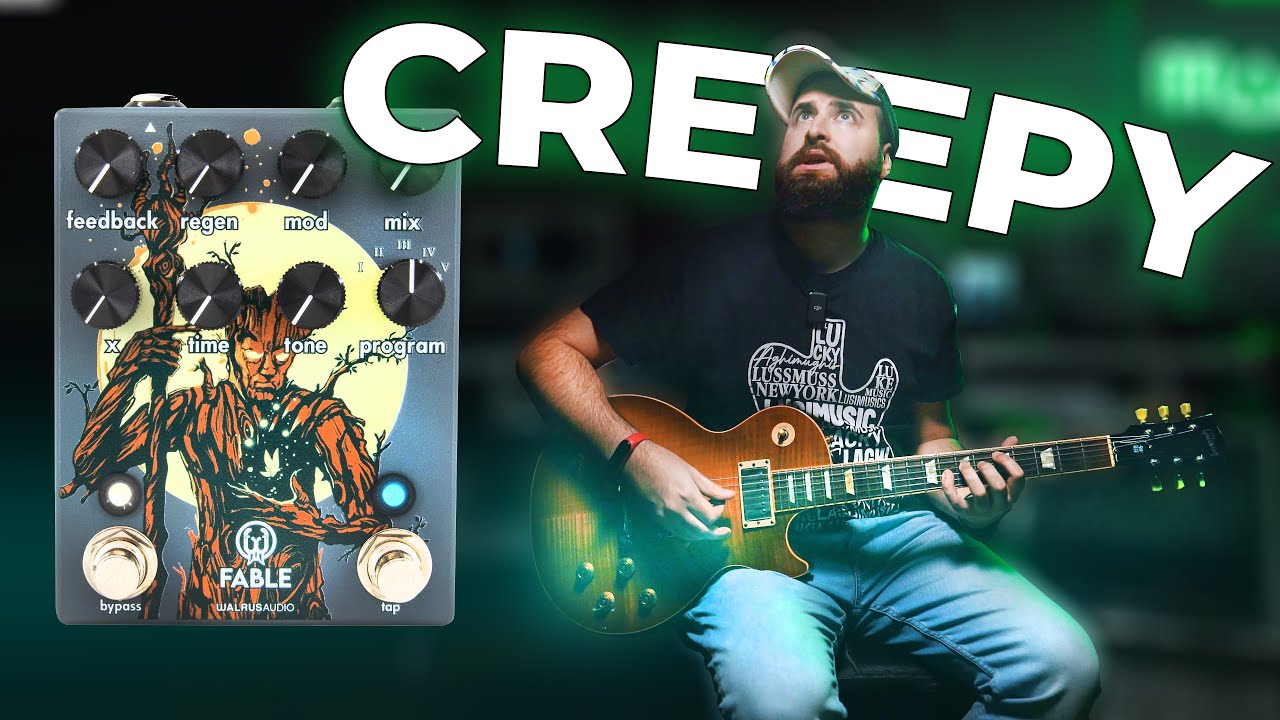 The Best Cinematic Creepy Ambiental Sound? | Walrus Audio Fable Granular Soundscape Generator Pedal