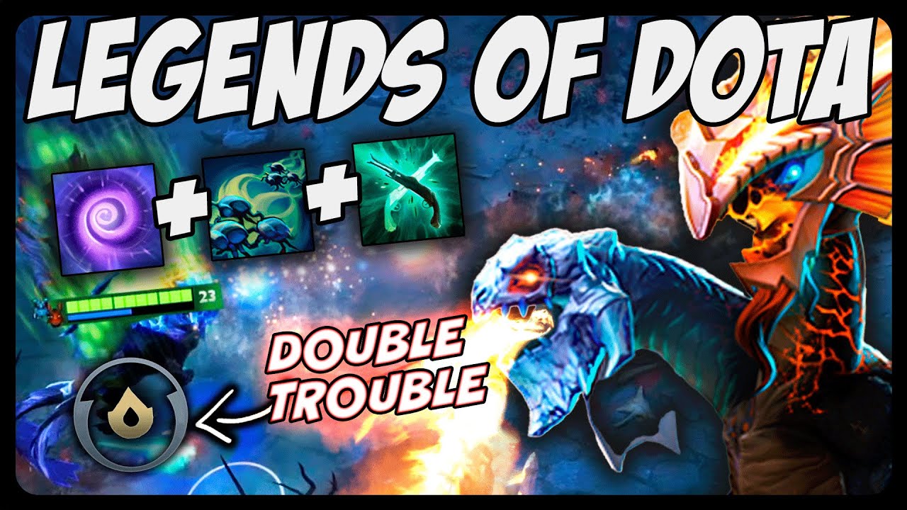 Attacking 10 Times Per Attack With Jakiro in Legends of Dota!
