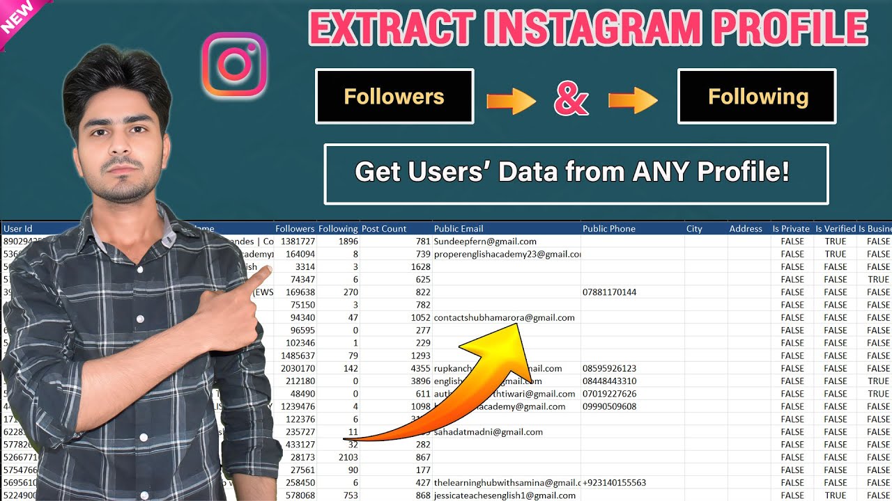 How to Extract Instagram Leads | how to export instagram followers to excel