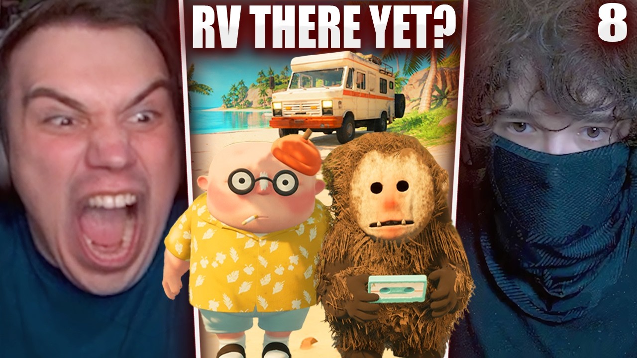 ГЛЕБ ИГРАЕТ в RV There Yet? #8 / ЛЕТНЯЯ КАРТА и НОВЫЕ МОБЫ (Ростик, Хелин, Витя) | Sasavot