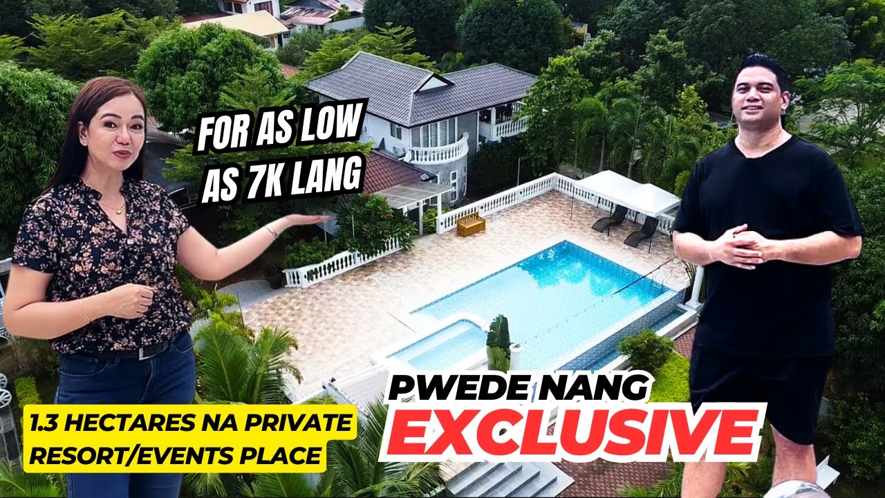 Murang PRIVATE RESORT EVENTS PLACE!/ 1.3 Hectares na PWEDENG SOLO NYO LANG!