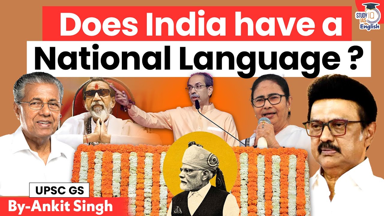 Does India have a National Language? | Ankit Singh | StudyIQ IAS English