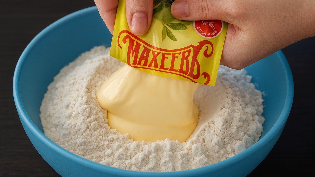 Перемешайте МАЙОНЕЗ С МУКОЙ! Мало кто знает этот секретный рецепт! Муж в восторге!