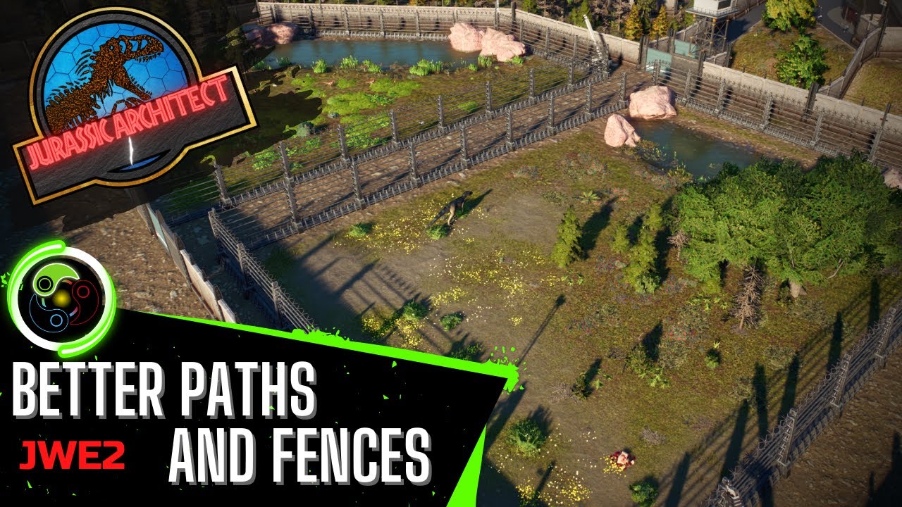 JURASSIC ARCHITECT #1 - USING PATH AND FENCES BETTER - Jurassic World Evolution 2 Tips