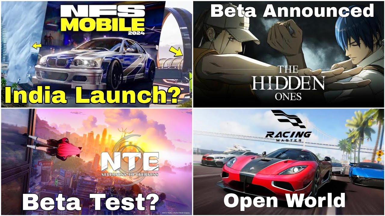 Racing Master Open World | NFSM India Launch? | The Hidden Ones Beta Test | NTE Beta Test?
