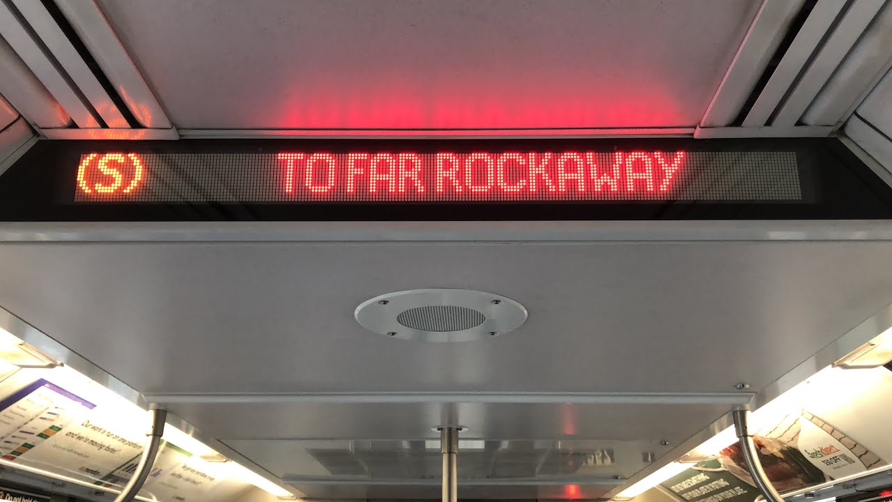 The Rockaway Line: R179 Shuttle Train between Rockaway Park and Far Rockaway via Hammels Wye