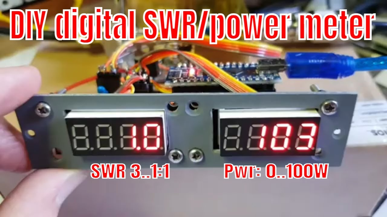 A Digital SWR, Power meter for a transmitter or amplifier