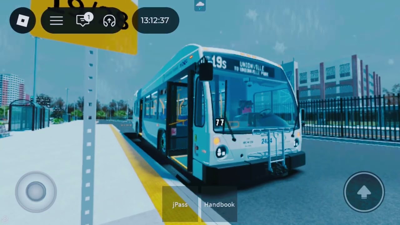 Roblox vamos 5(Novabus LFS &LFX) 1 (Xde40)🟦❄️//Dark Night 