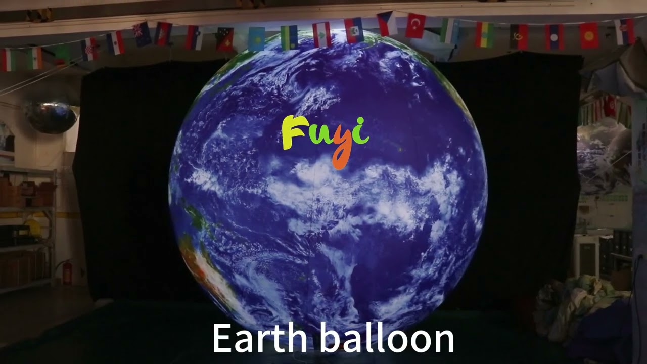 Earth globe inflatable balloon 