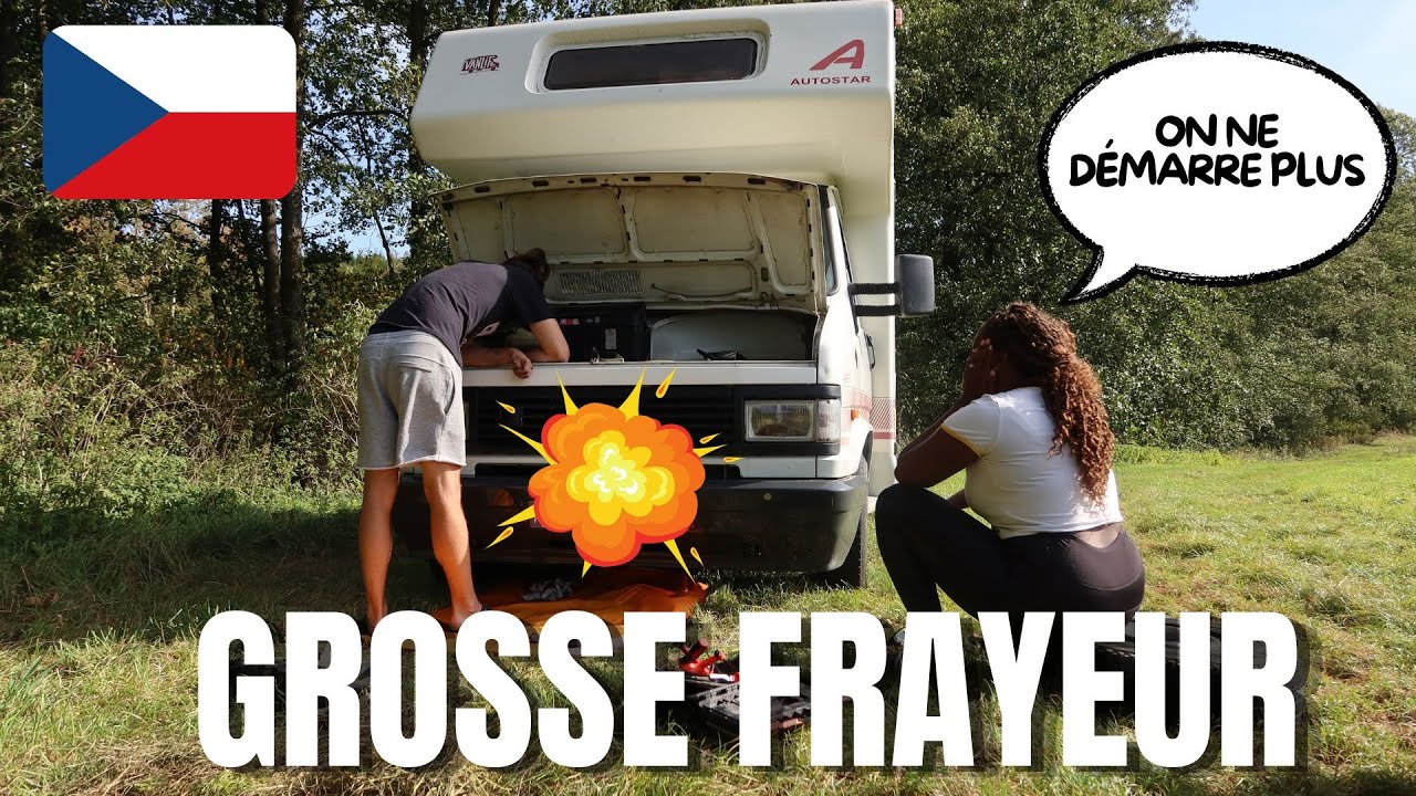 109. NOTRE CAMPING-CAR TOMBE EN PANNE EN RÉPUBLIQUE TCHÈQUE