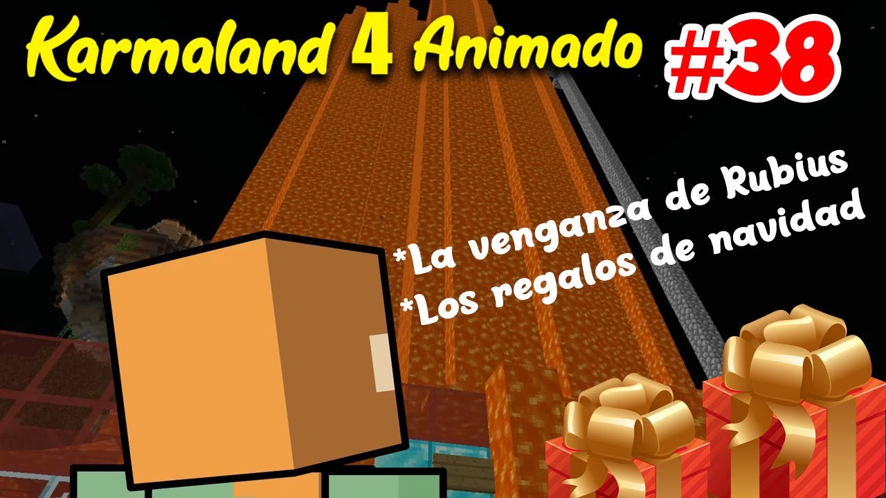 Lava en casa de Lolito. Abren sus regalos de navidad - Karmaland 4 animado episodio 37