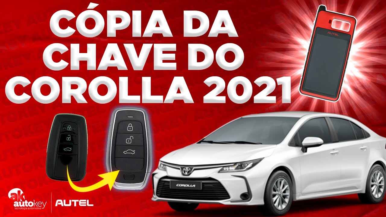 COMO FAZER A CÓPIA DE CHAVE DO COROLLA 2021 COM A KM100 | AUTOKEY