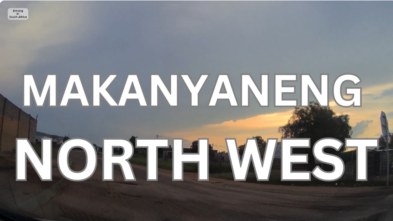 Driving in Makanyaneng, Village, North West Province | Scenic Drive South Africa 4K