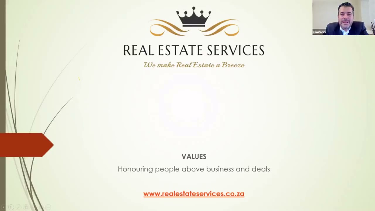 Real Estate Services Presentation to South African Estate Agents