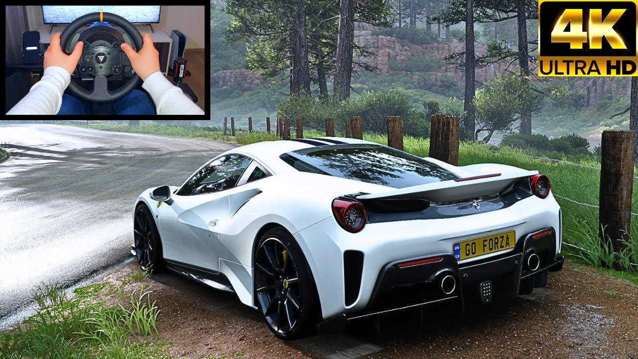 Ferrari 488 Pista | Forza Horizon 5 | Thrustmaster TX Steering Wheel Gameplay