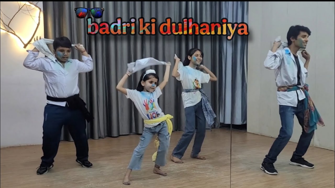 Badri ki dulhaniya |Kid's Dance Choreography |hip-hop हसल Dance studio [ Holi Special Dance ]....   