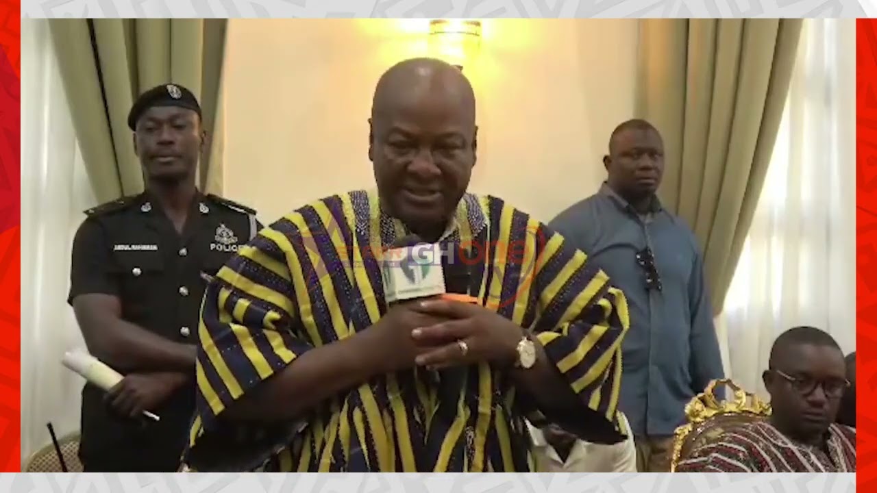 President-elect John Mahama Pays Courtesy Visit to Yegbonwura, Bii-Kunuto Jewu Soale I