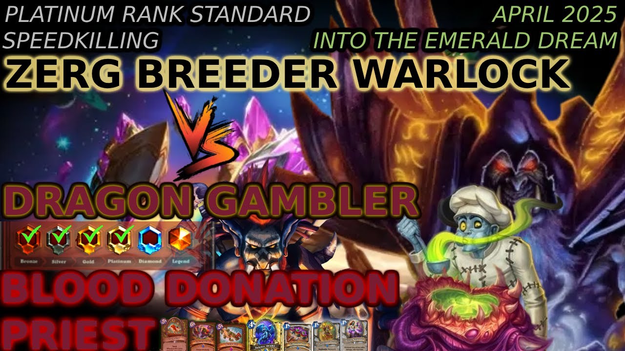 [ SPEEDKILL ] Zerg Warlock - Hearthstone Into The Emerald Dream Expansion