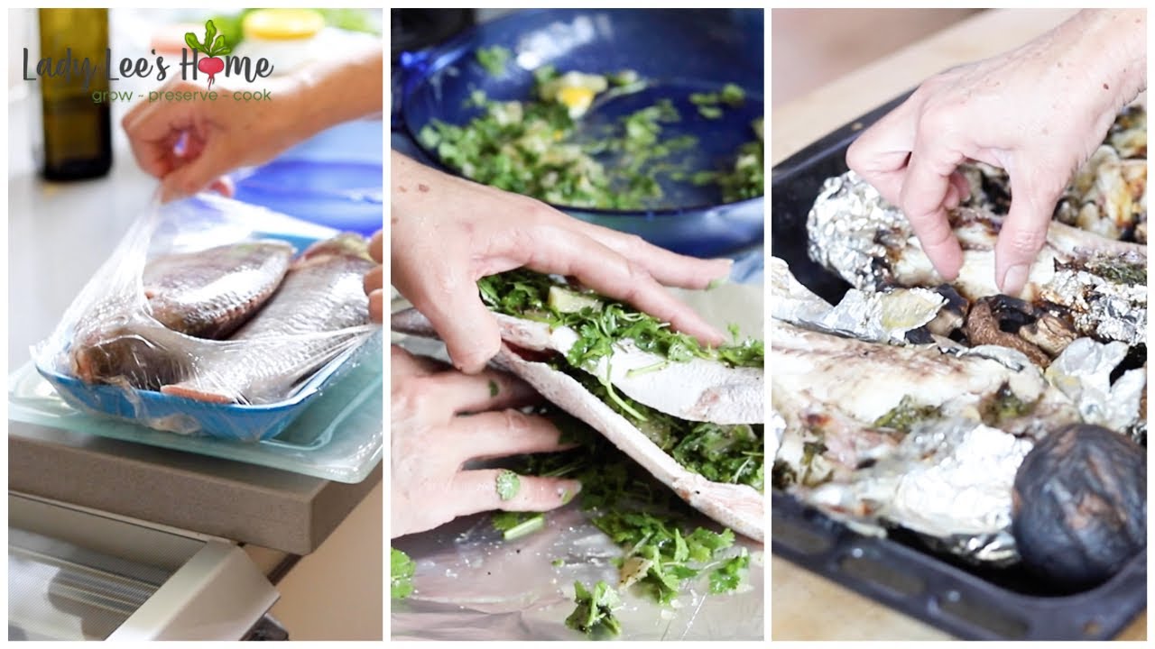 Grilled Whole Tilapia - Grilling Whole Fish on Charcoal Grill