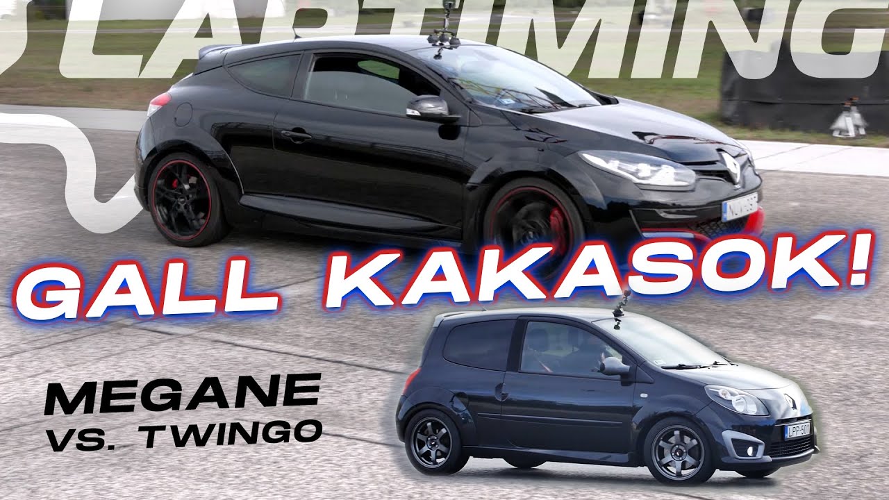 EZEK MÉG REMEK KOCSIK! - Renault Twingo RS mk1 vs. Renault Megane RS CUP mk2 (Laptiming ep.363.)