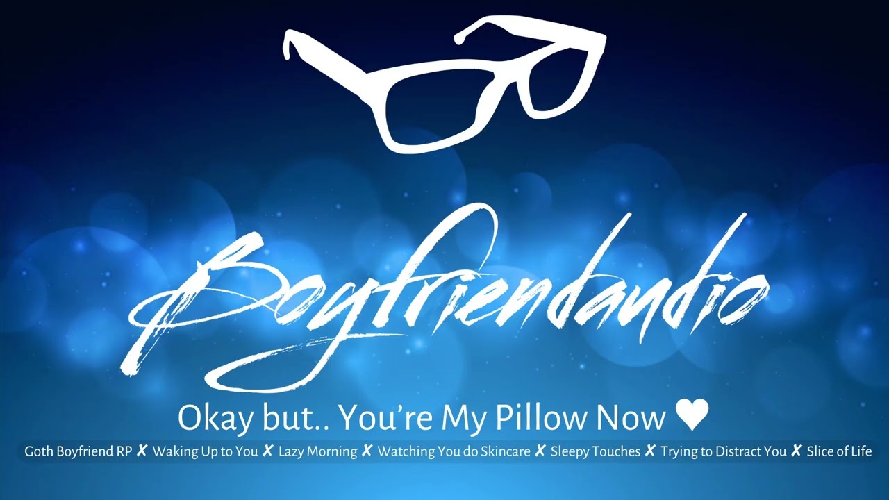 You're My Pillow Now.. [Goth Boyfriend RP][Lazy Morning][Pillow Talk][Distracting][Neck Kisses] ASMR
