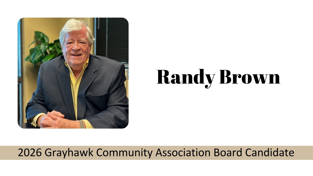 2026 GCA Board Candidate: Randy Brown