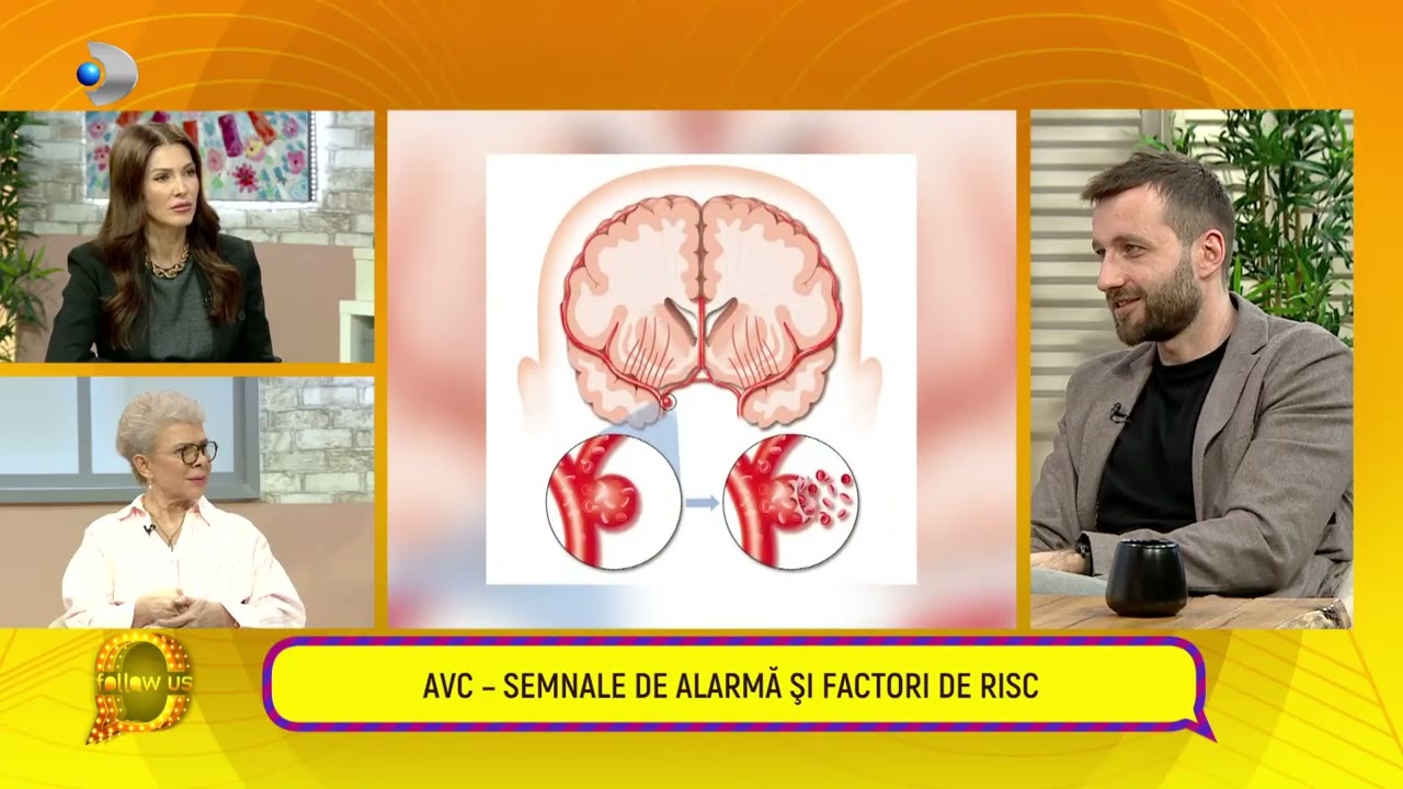 Follow us! - Dr. Razvan Radu, despre AVC: semnale de alarma si factori de risc